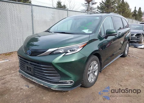 2022 Toyota Sienna Platinum из США, поврежденный, VIN 5TDESKFC5NS055089